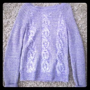 lilac sweater