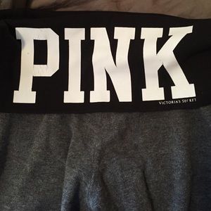 Love Pink Grey Yoga Pants