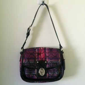 Small Coach Poppy Shoulder Purse