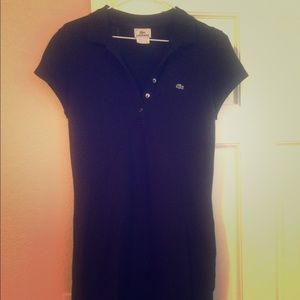 Lacoste - black polo dress