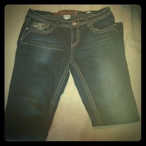 Hydraulic skinny jeans