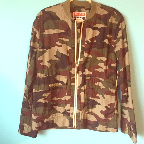 Urban Outfitters Camo Military Jacket