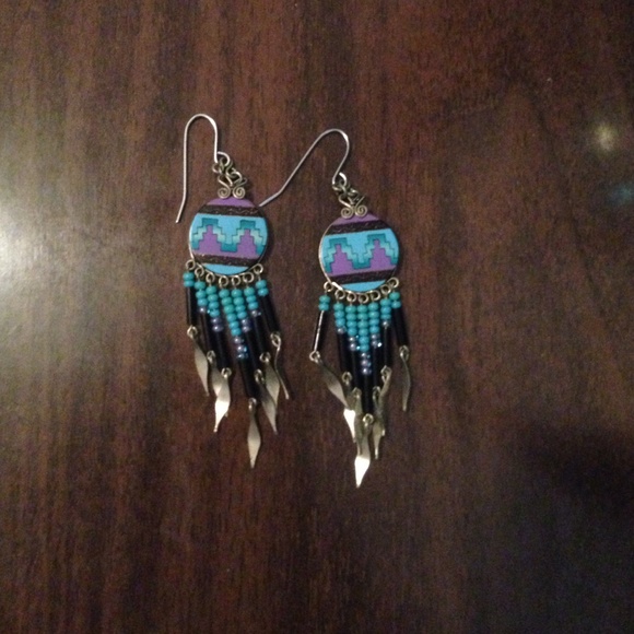 Navajo print earrings