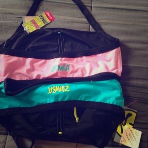 Two Zumba Bra Tops 💗💙💗💙