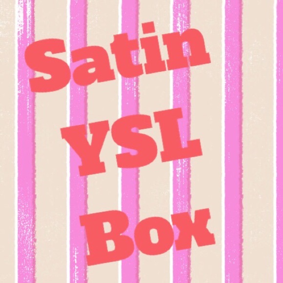 Satin YSL Box - Reserved