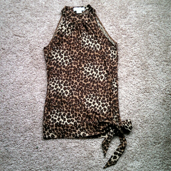 Michael Kors Animal Print Top
