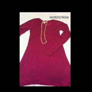 Maroon Sweater Dress