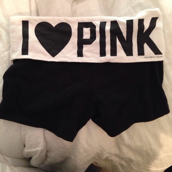 PINK yoga shorts!