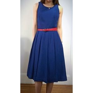 dark navy blue chiffon dress