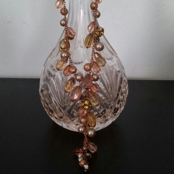 Lovely long necklace.