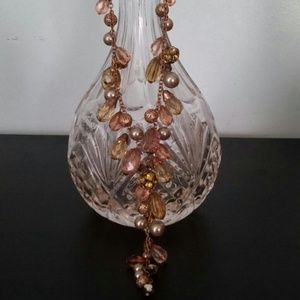 Lovely long necklace.