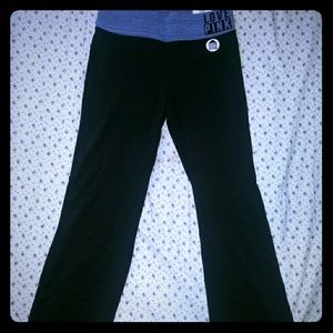NWT PINK Victoria secret yoga pants