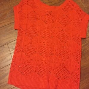 Red orange sweater