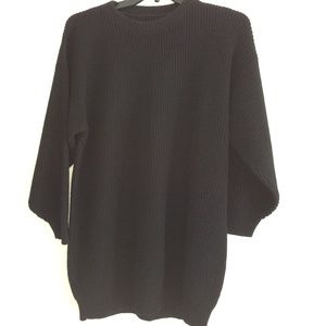 Plain black sweater