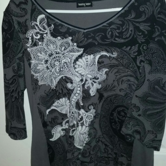 Vanilla Sugar  XL quater sleeve  shirt