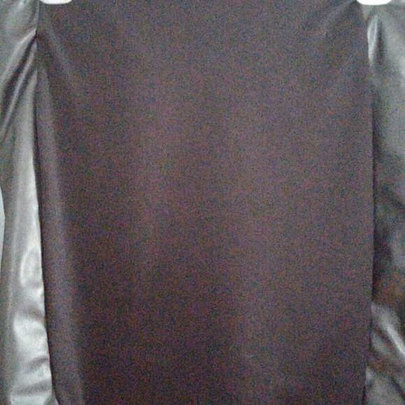 Black mini skirt