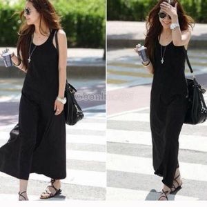 Black maxi dress