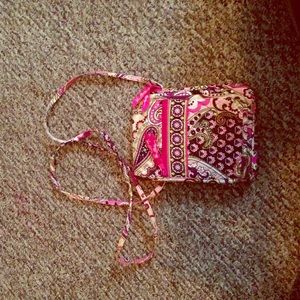 Vera Bradley Mini Hipster Very Berry Paisley