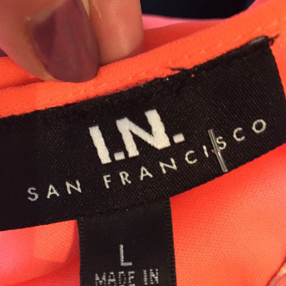 .N. San Francisco Bright Dress Sz L - Picture 4 of 4