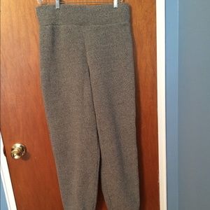 American Apparel size L grey fleece lined pants