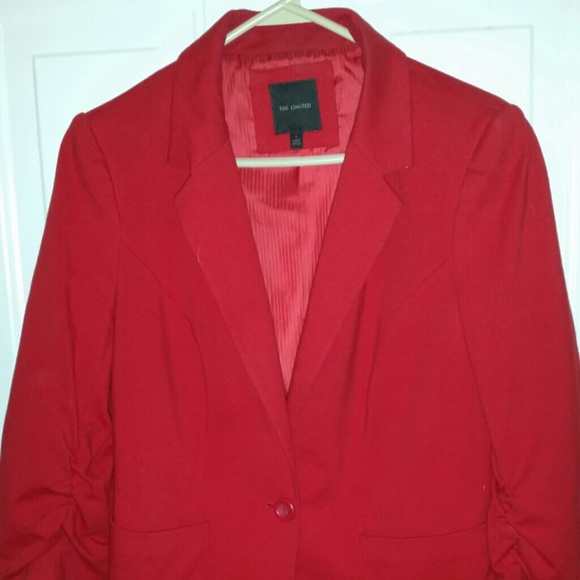 Limited red blazer