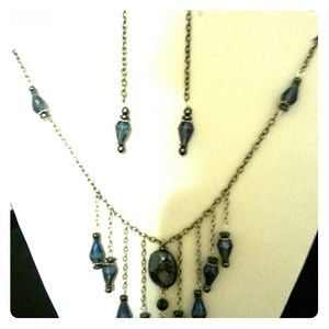 Necklace and earrings