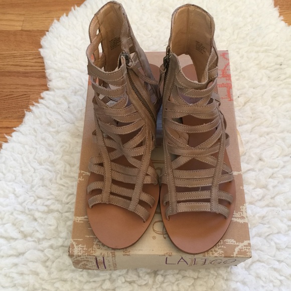 🔱️SOLD 🔱Anthropologie Ramen Strappy Sandal - Picture 3 of 4