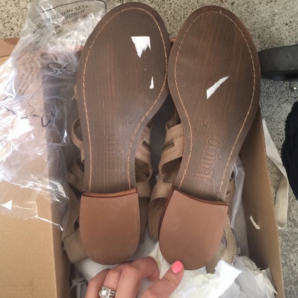 🔱️SOLD 🔱Anthropologie Ramen Strappy Sandal - Picture 4 of 4