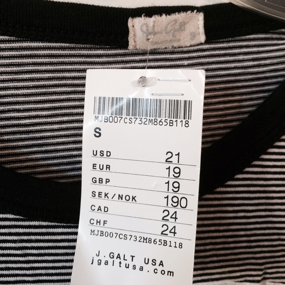 💌Sold💌Brandy Melville 23 Striped Nadine - Picture 3 of 4