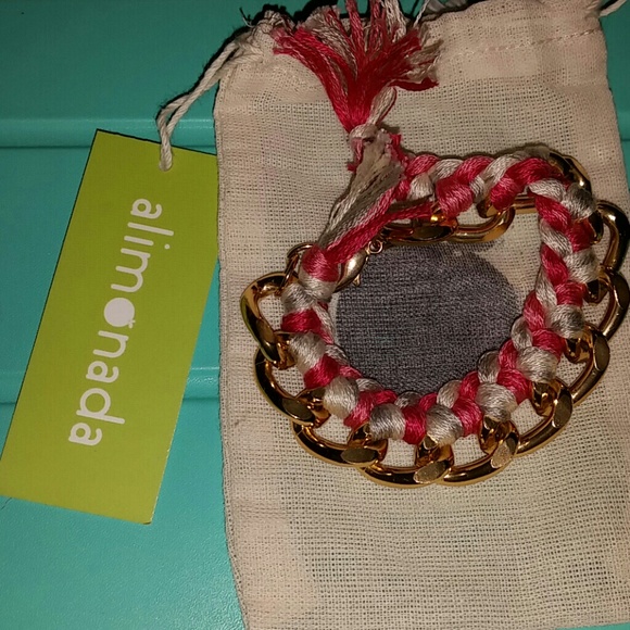 Braided and chain bracelet