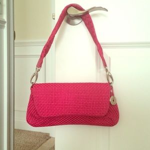 The Sak Woven Hot Pink Bag