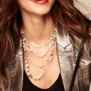 Stella & Dot Madeline Pearl Necklace