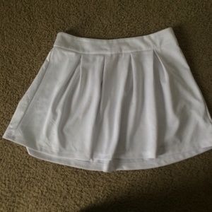 White Skater Skirt