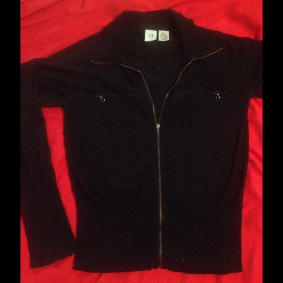 Armani Exchange zippered sweater