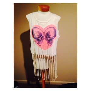 Skull crop top