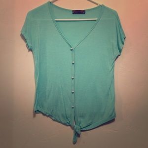 Tiffany blue shirt