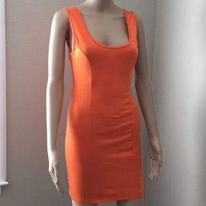 Janice Orange Dress