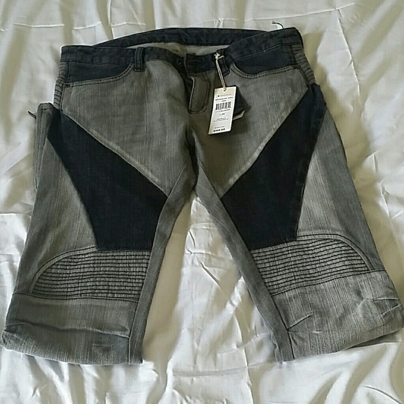 BCBG size 25 motorcycle style jeans