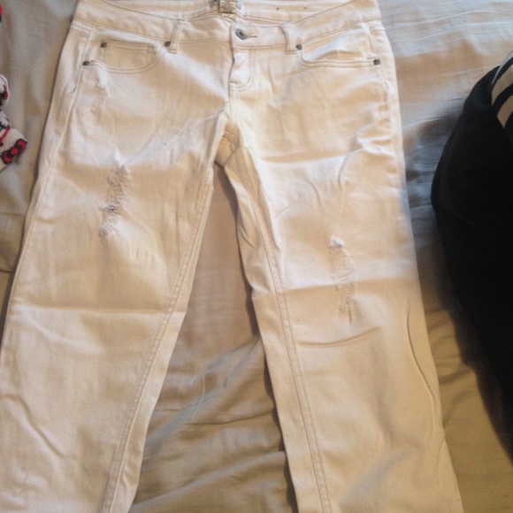 White jeans