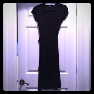 Banana Republic black wrap dress