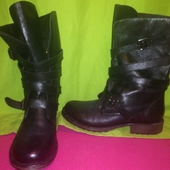 Black Steve Madden boots