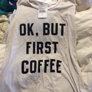 SOLD NWT of but first coffee tank