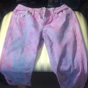 Cotton candy Capris