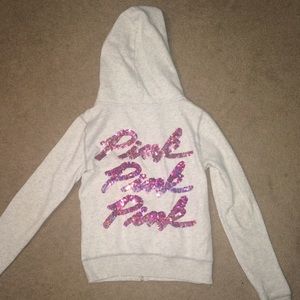vs PINK sequins jacket