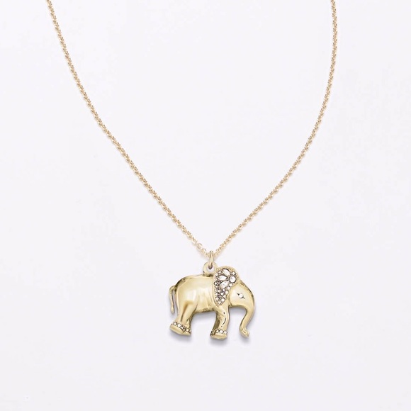 Ann Taylor Elephant Pendant Necklace