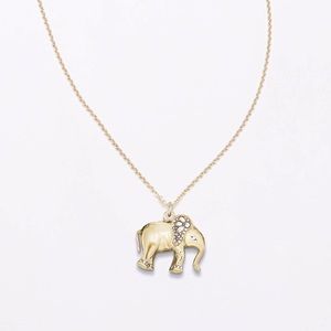 Ann Taylor Elephant Pendant Necklace