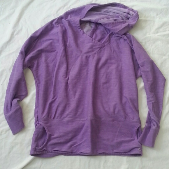 Purple active wear top