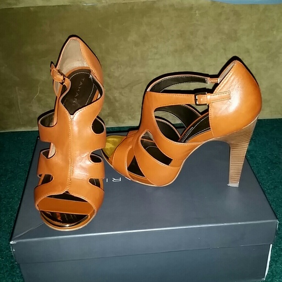 Tahari Shoes - Tahari Cognac Sandals