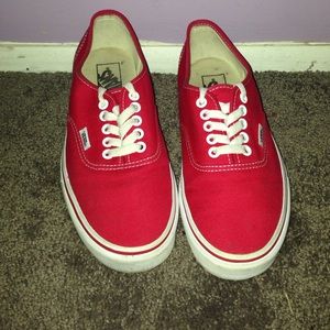 Red Vans