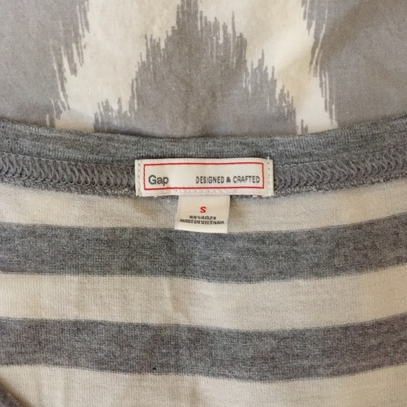 GAP striped l/s - cream/grey - Picture 3 of 4